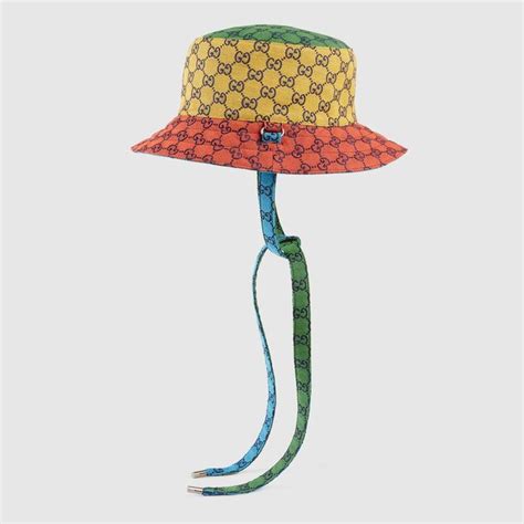 gucci yellow bucket hat|gucci bucket hat men.